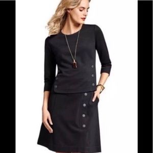 CAbi  Side Button Skirt